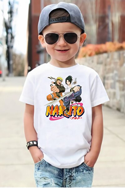 ScubaPromoTurkey تي شيرت للأولاد بطبعة عضوية من Naruto Shippuden