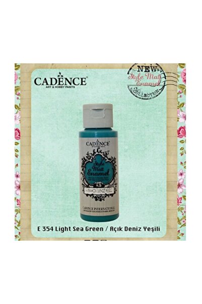 Cadence Style Matt Enamel Cam & Porselen Boyası 59 ml. E-354 Açık Deniz Yeşili
