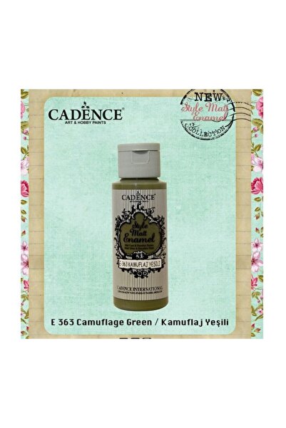 Cadence Style Matt Enamel Cam & Porselen Boyası 59 ml. E-363 Kamuflaj Yeşili