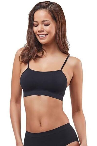 MasmaviMilla Комплект от 3 дамски бюстиета с въжени презрамки тип потник