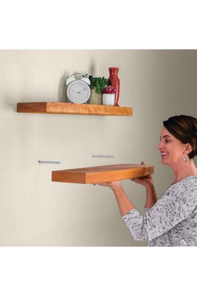 ZUBİZUBİ Telvesse Kolay Montaj Gizli Raf Tutucu 10 Mm X 14 Cm 2 Adet