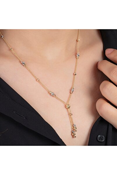 ASYA KUYUMCULUK Kadın Altın Dorikalı Salkım Kolye 4.00 Gram