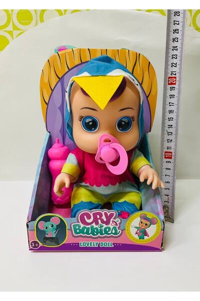 Cango Cry Babies Ağlayan Bebekler Sesli Emzikli Oyuncak Et Bebek