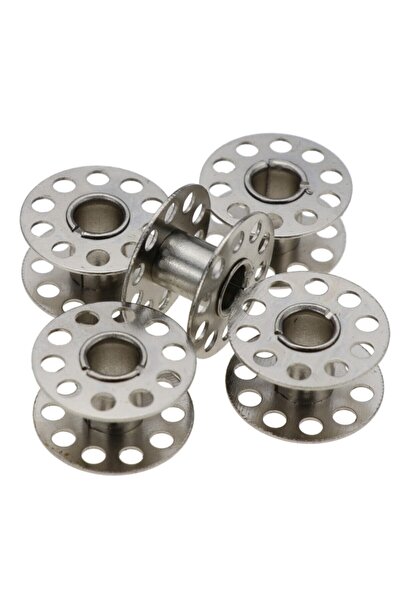 SİNGER Dikiş Makinesi Demir Masura Ve Masura Lastiği (10 Adet Masura Ve 2 Adet Lastik)