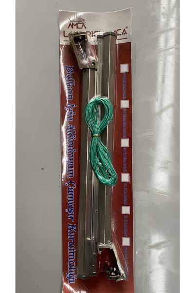 Lambirici Amca 60x25 Alüminyum Çamaşırlık Askısı, Bronz Renkli, Dayanıklı ve ...