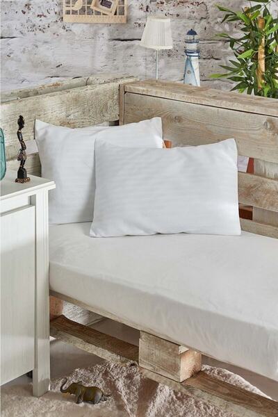 Soft Colours Natural Pamuk Yüzeyli Silikon Bebek Yastığı 35x45cm