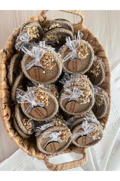 Gökkuşağı Hasır Magnet Düğün Nişan Söz Nikah Şekeri