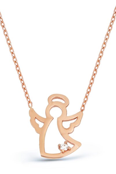 Argentum Concept 925 Ayar Gümüş Zirkon Taşlı Melek Kolye - N112001