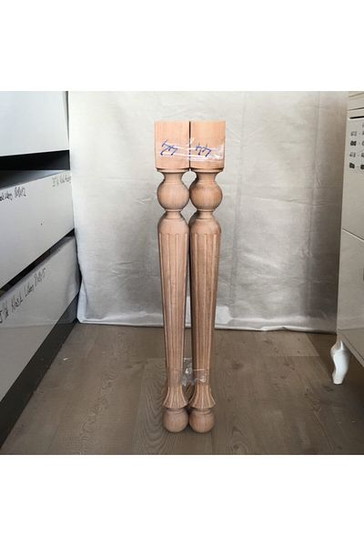 HİZMET AHŞAP أرجل طاولة خشبية بتحكم رقمي باستخدام الحاسوب، أرجل خزانة الملابس، طاولة الملابس، 8 × 8 × 75 سم، 4 قطع