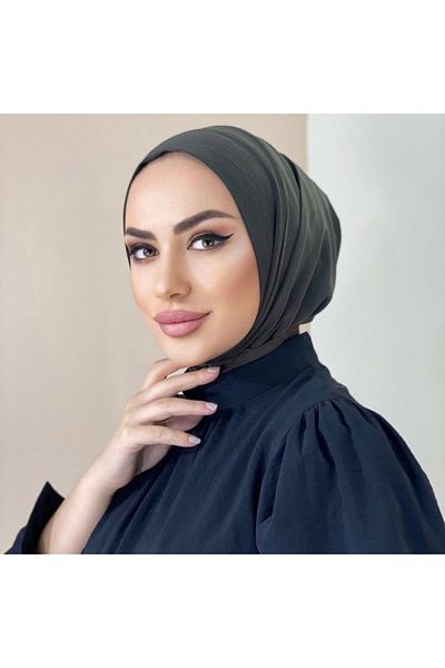 OykumBone Snap Fastener Ready-made Scarf Shawl Hijab