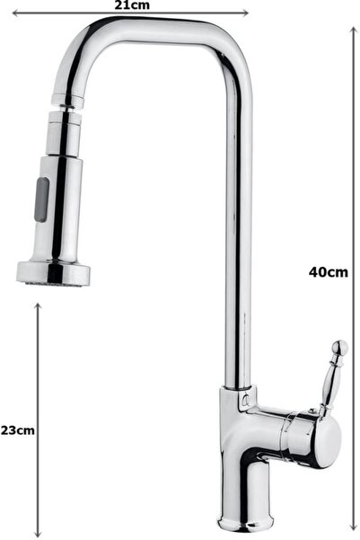 Vilas Madrid Deluxe Functional Head Kitchen Sink Faucet