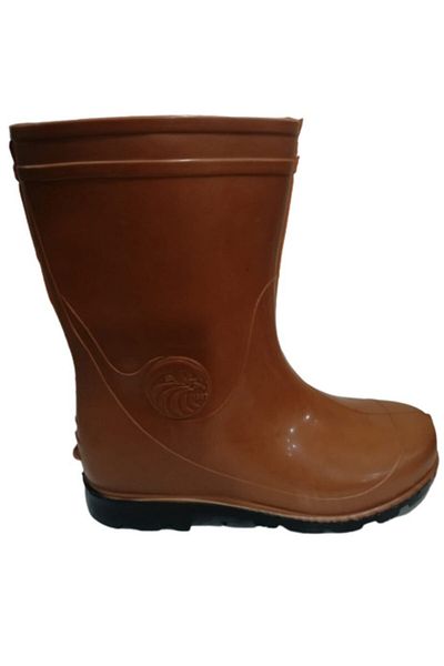 Doğan D0626-01 Unisex Μαύρη σόλα Κοντές μπότες βροχής