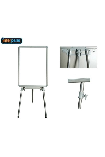 İnterpano Lamine Yüzey Teleskopik Ayaklı Yazı Tahtası 100x140 Cm (Int-625)