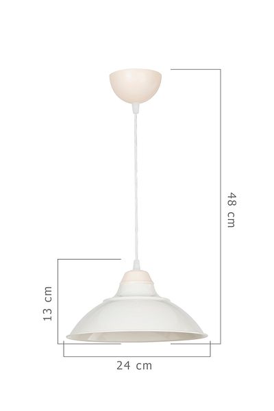 Gloria Doha Metal Pendant Lamp Cream