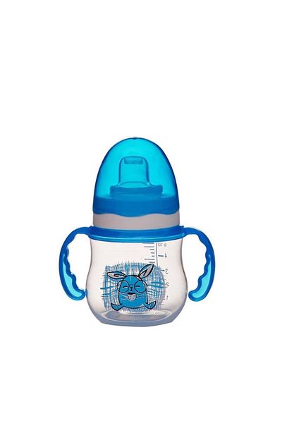 Babytime Blue Bt106 Drip Resistant Glass with Handle - 150ml