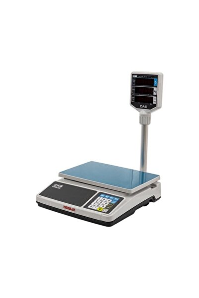 CAS Pr Plus 15 Kg 2 gr Boyunlu Onaylı Fiyat Hesaplamalı Terazi - Terazi (2 YI...