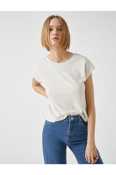 Koton Short Sleeve Crew Neck T-Shirt