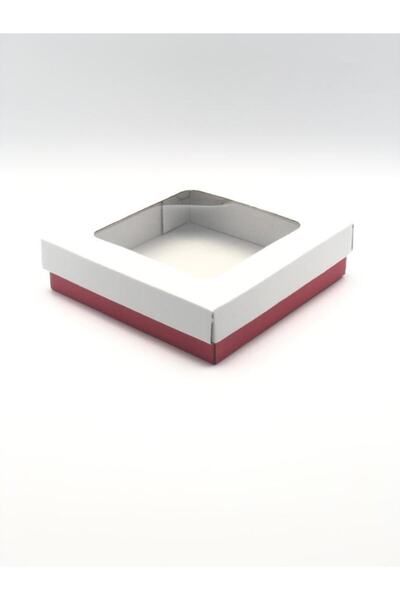 Feza Kutu 23x23x6 Pencere Kapaklı Hediyelik Kutu (10 Adet)