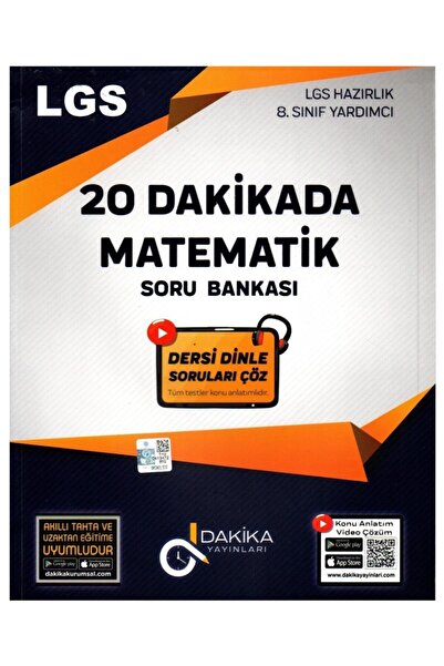 Karekök Yayınları Dakika Yayınları 8. Sınıf Lgs 20 Dakikada Matematik Soru Ba...