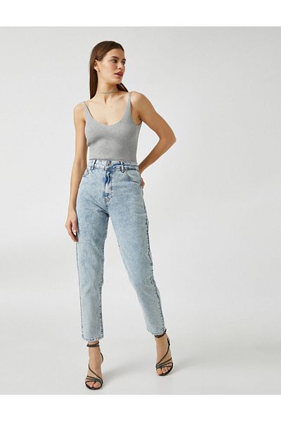 Koton High Waist Jeans - Mom Jean
