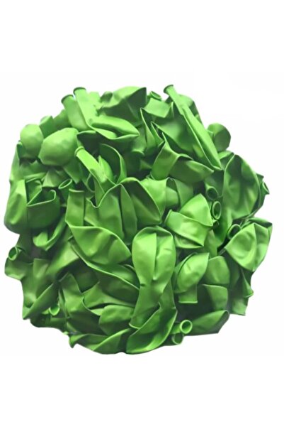 Patladı Gitti بالون أخضر فاتح معدني مقاس 12 بوصة 10 قطع