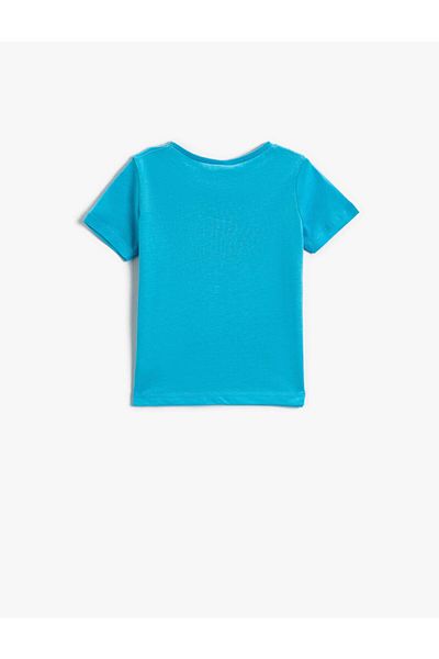 Koton Printed Short Sleeve T-Shirt Cotton