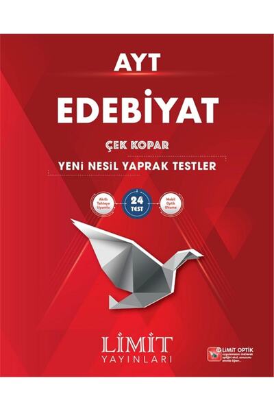 Limit Yayınları Ayt Edebiyat Çek Kopar Test Yni