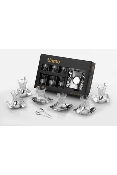 Tiamo 18 Piece Honeycomb Tea Set