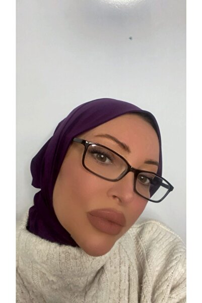 Nilbutik Жіночий хіджаб з фіолетовими застібками, комір, хіджаб, шапка, шарф,...