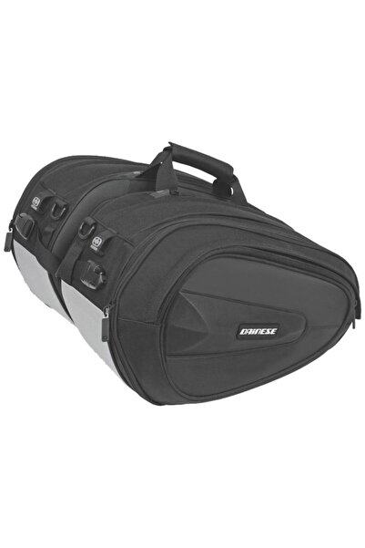 Dainese D-saddle Bag Motosiklet Yan Çanta Siyah