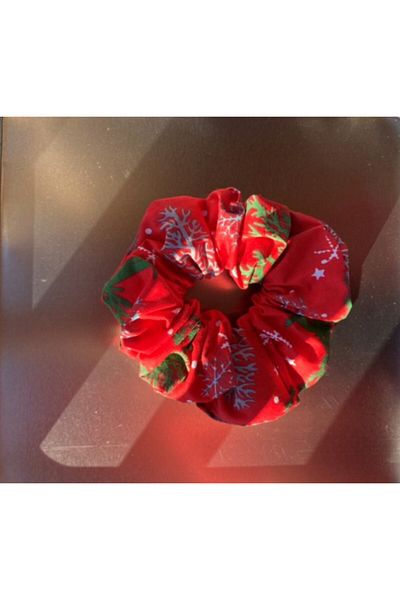 White Alamode New Year Patterned Red Bagel Buckle