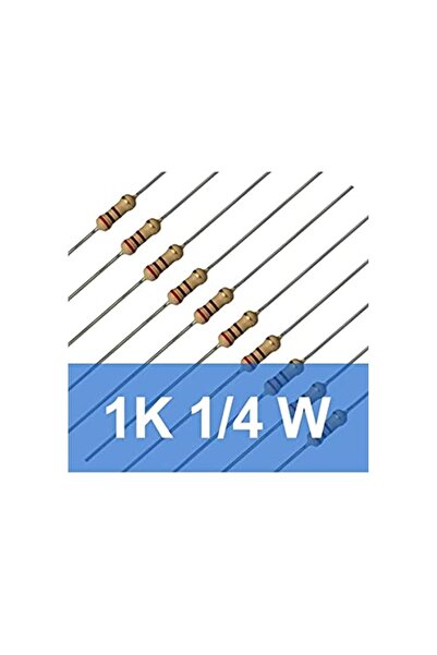 Genel Markalar Marka: 1k Ohm 1/4w Direnç (10 Adet) Çeyrek Watt Kategori: Bilg...