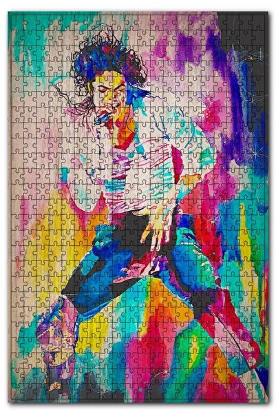 Cakapuzzle أحجية الصور المقطوعة من مايكل جاكسون المطبوعة المكونة من 120 قطعة ...