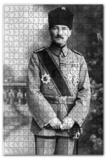 Cakapuzzle أتاتورك القلب الميدالية الدائمة 1000 قطعة لغز الصور المقطوعة Mdf (...