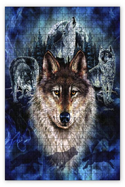 Cakapuzzle Cakasepetim Kurt Timi 500 Parça Puzzle Yapboz Mdf (Ahşap)