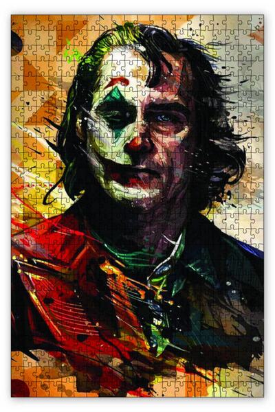 Cakapuzzle Joker Illustration Görseli 120 Parça Puzzle Yapboz Mdf (ahşap)