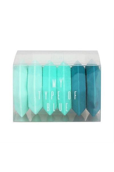 Syloon Pyrus Eraser 6 Pieces Blue