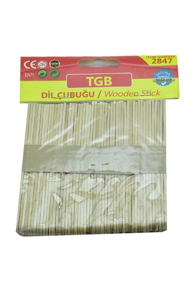 TGB Thin Tongue Stick 50 Pieces -2847 Çx