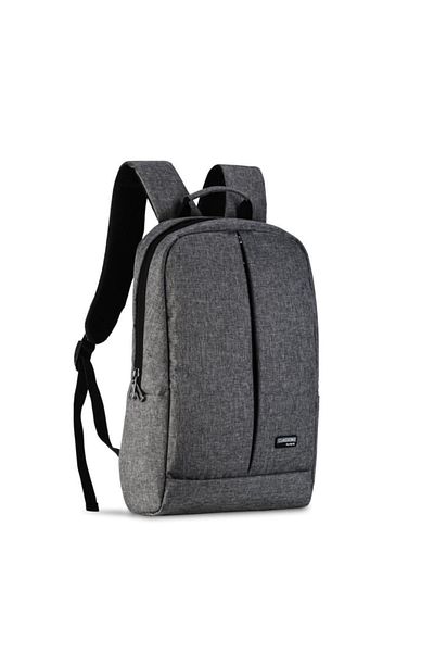 Classone Bp-z204 15.6 بوصة متوافق مع مقاوم للماء، حقيبة ظهر للكمبيوتر المحمول - رمادي