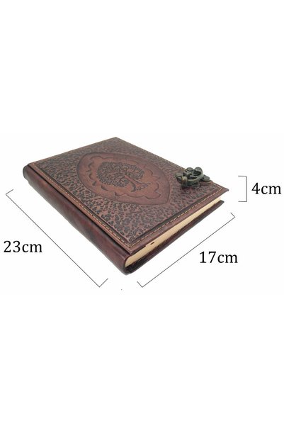 Notopelle Antik Ciltli Deri Defter Hayat Ağacı
