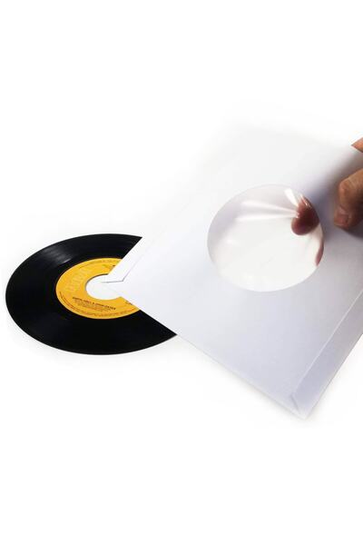 Genel Markalar 45'lik Plak Zarfı (20 Adet Beyaz Antistatik Kaplamalı - Kargo ...