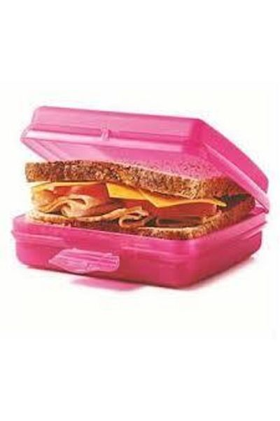Tupperware محفظة التغذية باللون الوردي