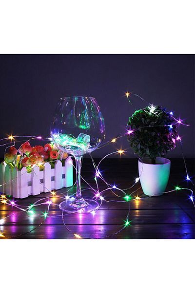 Happyland السنة الجديدة 1 قطعة LED الجنية الملونة 5 أمتار
