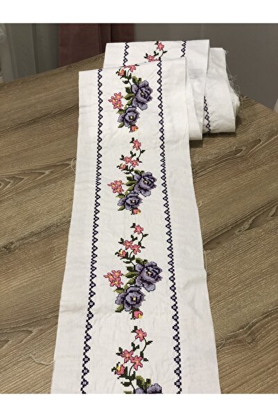 FIRATRİZEBEZİ Kanaviçe Şerit Bant Bordür Mor 6,90 mt