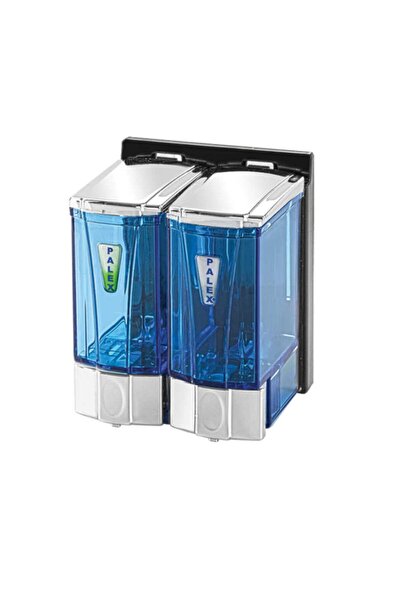 Palex Şeffaf Krom Sıvı Sabun Dispenseri 250x2 Cc