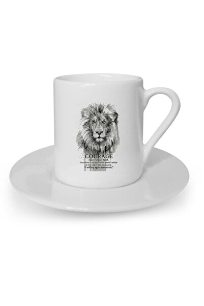 Generic Brand Turkish Coffee Cup Lion