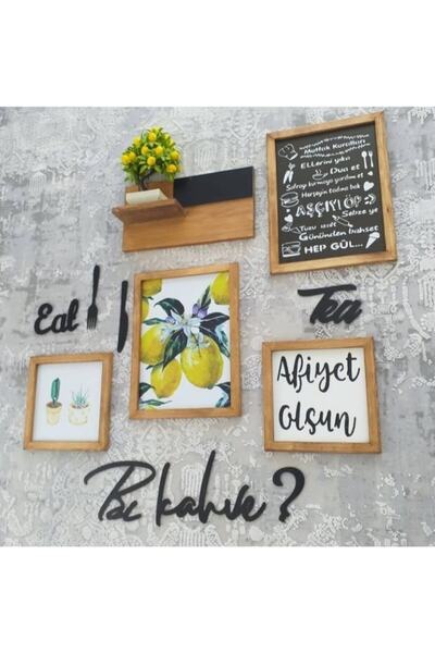 woodhomeworks Σετ Ξύλινα Διακοσμητικά