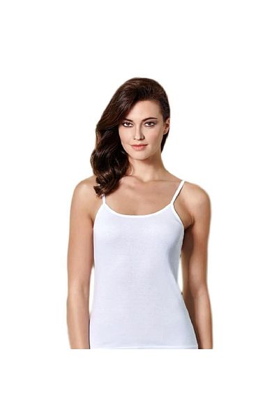 Berrak Tricou alb din bumbac pentru femei