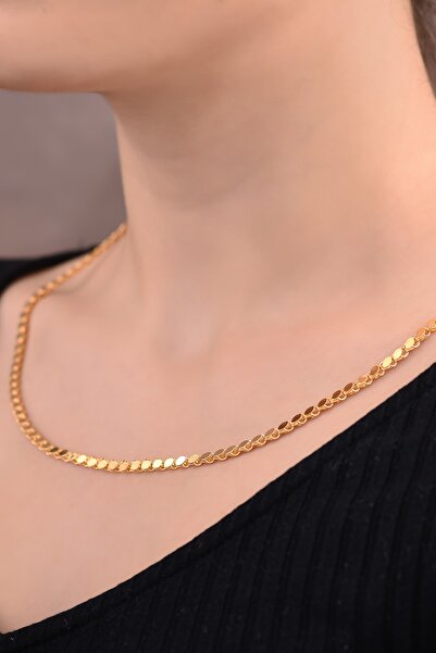 Ayyıldız Kuyumculuk Kadın Sarı Yaldızlı Arpa Altın Zincir