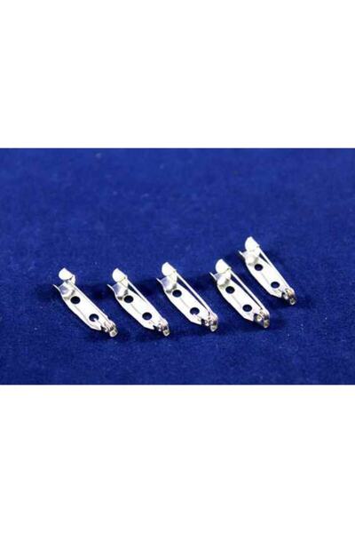 Ertürk Metal Aksesuar 20 Mm Kilitsiz Broş Iğnesi Free Nikel #241n 100 Adet